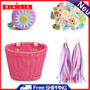 4pcs/Set Handwoven Bicycle Front Basketball Adjustable Bike Handleable Storage Basketball