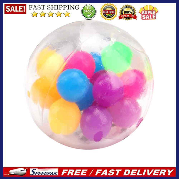 Anti Stress Colorful Ball Autism Mood Squeeze Relief Healthy Funny Gadget T