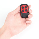 4 Channels 433MHz Remote Control Garage Door Electric Gate Key Fob (Red)