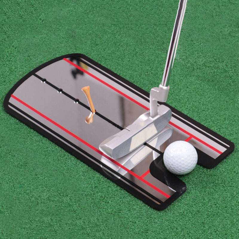 Golf Putting Practice Mirror Training Golf Eye Line Putter Swing Trainer