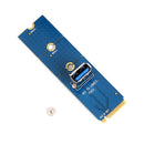 M.2 M Key NGFF to USB 3.0 Adapter Card for BTC Mining PCI-E X16 Riser Converter