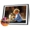 5D DIY Diamond Painting Happy Childhood Hour Cross Stitch Embroidery Mosaic