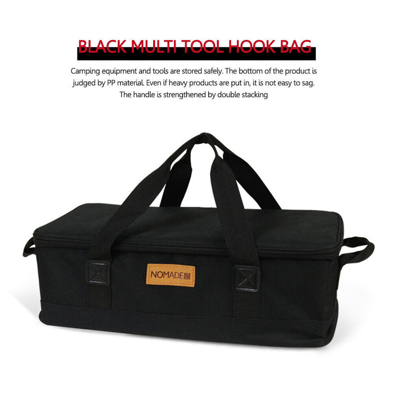 Multipurpose Carry Pouch 600D Oxford Camping Gas Stove Bag Travel Picnic Kit Bag