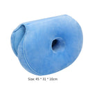 Memory Foam Plush Cushion Orthopedic Office Chair Seat Pillow (Sky Blue) Newly