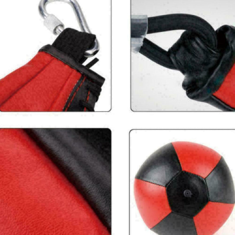 Sport Fitness MMA Boxing Punching Ball Speed Training Bag Leather L6C0 Pu V7E0