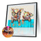 5D DIY Full Drill Diamond Painting Pig Cross Stitch Mosaic Kit Bedroom Wall Arts