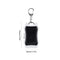 Keychain Power Bank USB Cell Phone Solar Power Bank with LED Light (White)