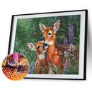5D DIY Diamond Painting Kits Animals Full Round Rhinestone Mosaic Wall Art