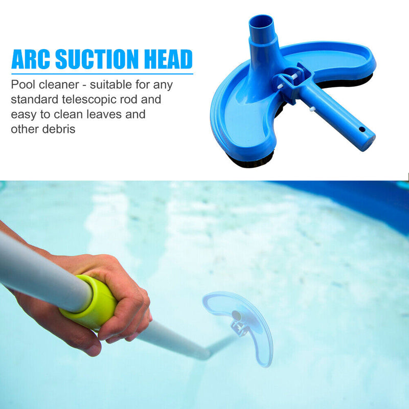 Hot Tub Pond SPA Vacuum Curved Suction Head Swimming Pool Debris Cleaning T
