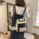 Ladies Anti-theft Rucksack College Girl Lightweight Wear-Resistant Laptop Bag