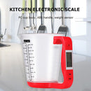 Electronic Measuring Cup Kitchen Scales Digital Measurement Cups (Red)