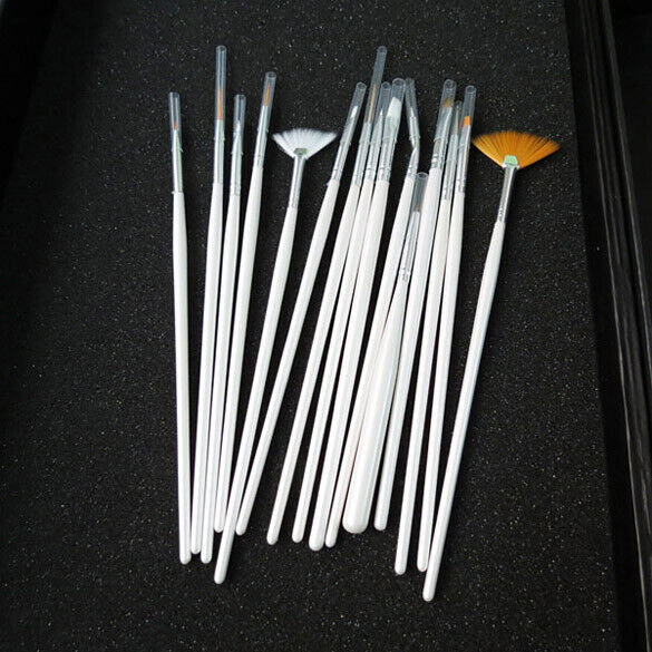 20pcs Nail Art Design Set Dotting Painting Drawing Polish Brush Spring-T