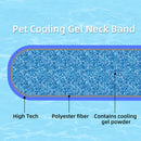 Relieve Summer Hot Dog Cat Cooling Bandana Pet Cooler Ice Scarf Collar Relief