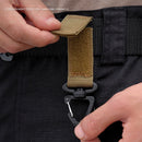Triangle Backpack Hanging Buckle 360-Degree Rotation D-Shaped Hook (Khaki) Newly