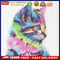 Full Round Drill Acrylic Diamond Painting Colored Cat Kit Rhinestones Pictu