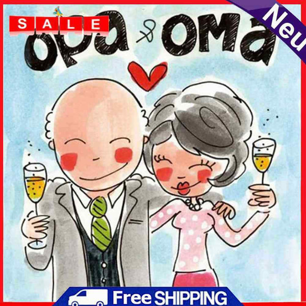 5D DIY Full Drill Diamond Painting Enjoying Couple Embroidery Mosaic Needlework