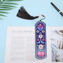 5D DIY Flower and Heart Bookmark Special Shaped Diamond Painting Bookmarks Newly