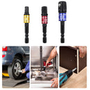 3pcs Drill Socket Adapter Converter Hex Shank to Square Socket Drill Bits