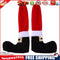 2pcs Christmas Chair Leg Chair Foot Covers Party Christmas Table Decor