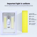 Magnetic COB LED Wall Switch Light Battery Operated Night Lamp Wireless L1T2