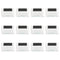 4x Waterproof Solar Deck Step Wall Lights Stairs Fence Lamps (Warm Light)