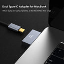 USB C HUB Docking Station for MacBook Thunderbolt 3 Dual Type-C Adapter (A)