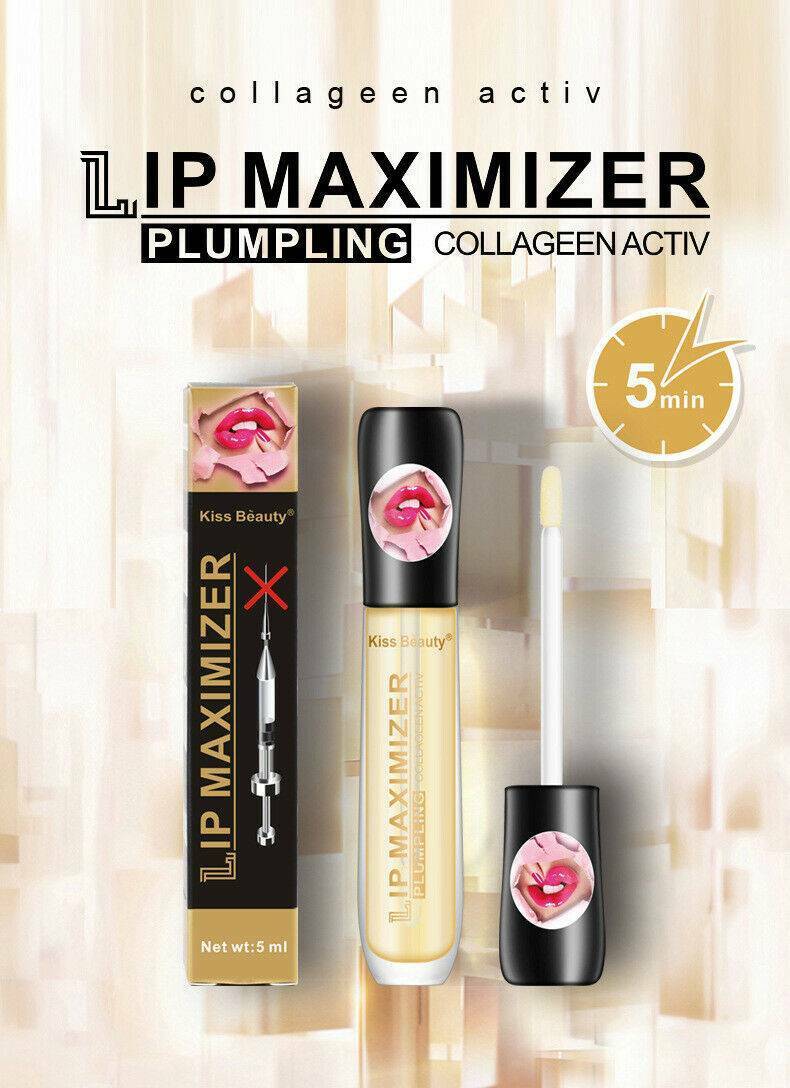 US Lip Plumper Extreme Lip Gloss Maximizer Plump Volume Bigger Lip Moisturizing