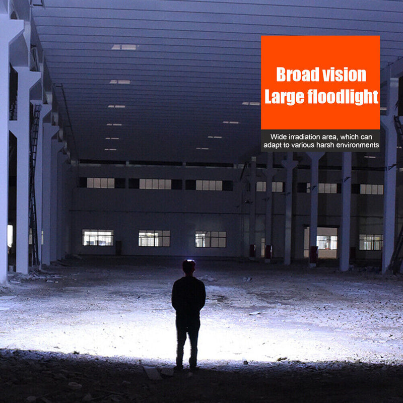 XPE LED Headlights Sensor Headlights Solar + USB Rechargeable Headlamp