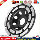 Diamond Segment Grinding Cup Wheel Disc 2 Row Stone Brick Grinder (115mm) Newly