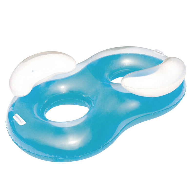 Inflatable Pool 8-character Swimming Ring Party Beach Water Sports Lounger Toys