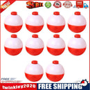 10x Fishing Bobber Set Plastic Round Float Buoy Outdoor Fishing Gear (25mm)