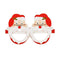 Year Navidad Christmas Glasses Paper Glasses Frame Xmas Tree Elk Santa Claus