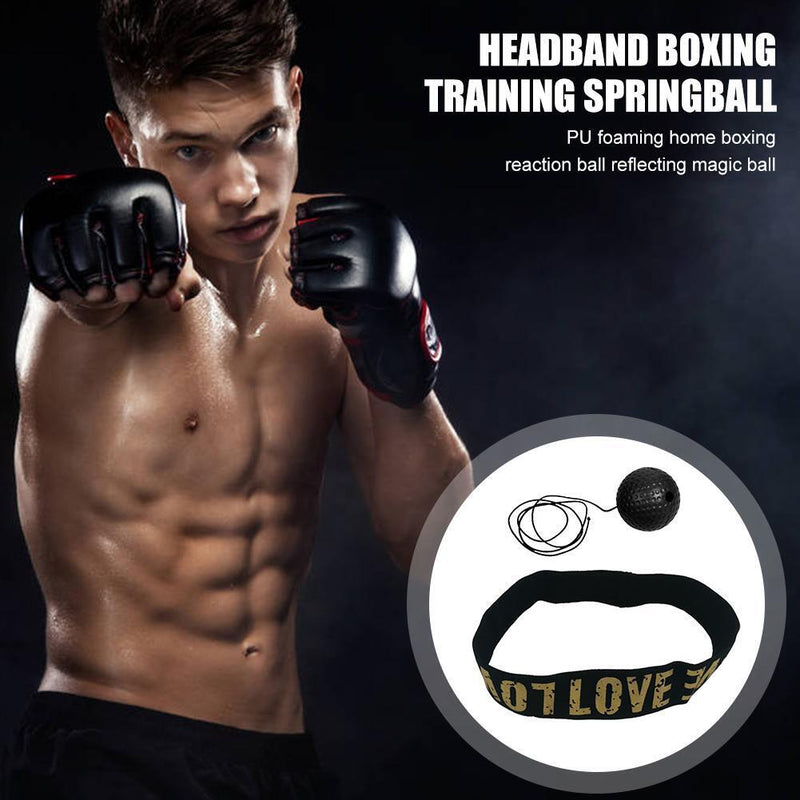 AnySell 3 x Box Reflex Speed Training PU Punchball Elastic Headband Set for