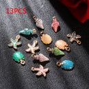Craft Making Earring Conch Charms Ocean Pendants Handmade Accessories Sea Shell