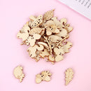 Mixed Decoration Mushroom Scrapbooking Wooden Craft Squirrel Leaves Shape