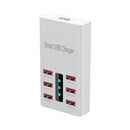 30W 6 Ports USB Charger Adapter Smart Mobile Phone Charging Station (EU) Newly