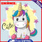 5D Cartoon Color Horse Diamond Painting Embroidery Decor Needlework Handcraft