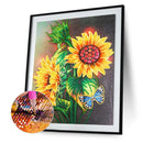 5D DIY Special Shaped Diamond Painting Flower Partial Rhinestone (R8161) Newly