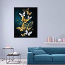 5D DIY Diamond Painting Butterfly Full Round Rhinestone Home Wall Art Picture