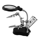 Welding Magnifying Glass Desktop w/ LED Multifunctional Clip Auxiliary Magnifier