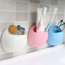 Toothbrush Holder Suction Cup Organizer Bathroom Kitchen Storage Tool Pink Newly