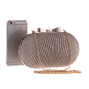 Fashion Evening Clutch Bag Women Pleated Bridal Banquet Wedding Party Handbags