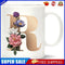 Unique Creative Ceramic Coffee Cup with Flower Letter R Unique Friend Gift