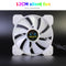 Lanshuo 120mm Case Fan RGB Silent Cooler 1300RPM PC Case Cooling Ventilador