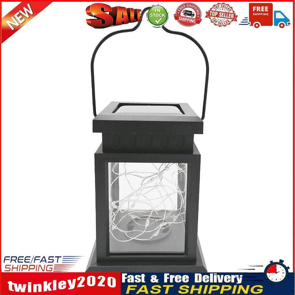 LED Solar Lantern Light Outdoor Hanging Waterproof Lamp Garden Patio Decor Newly