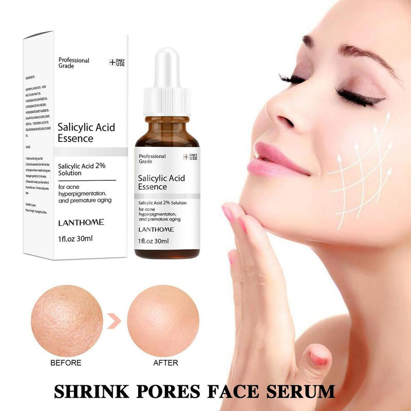 Salicylic Acid Essence Shrink Pores Face Serum Moisturizing Nourish Skin Care/