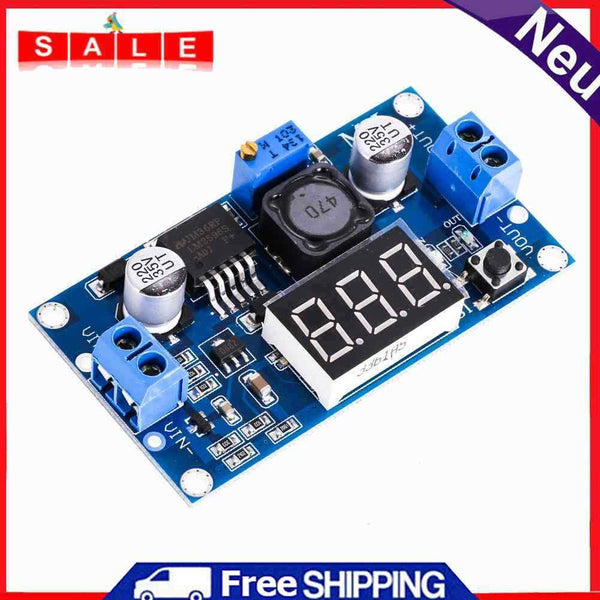 LM2596 DC 4.0-40, 1.3-37V LED Voltmeter Step-down Converter Power Module