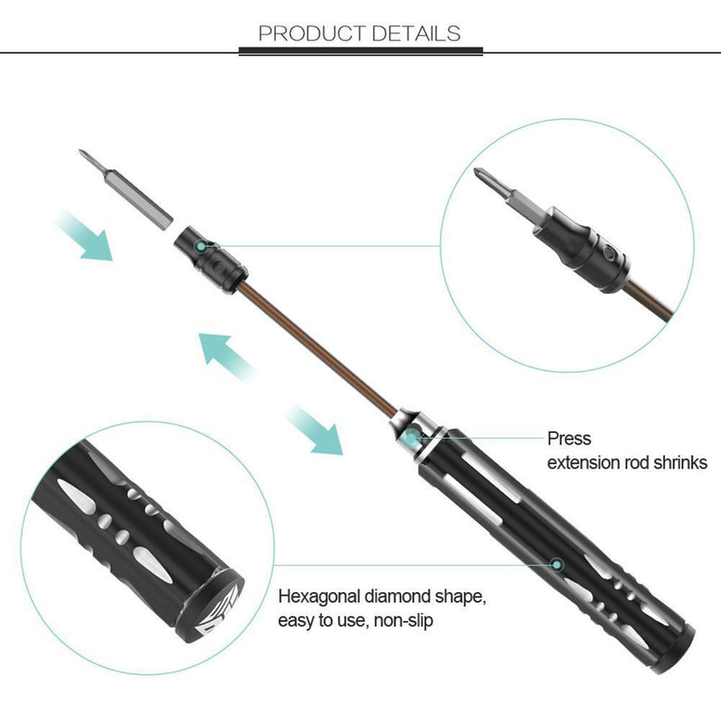 Multi-purpose Mobile Phone Glasses Precision Screwdriver Set Magnetic Bit