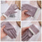 Windproof Embroidered Winter Warm Gloves Touch Screen Plush For Women