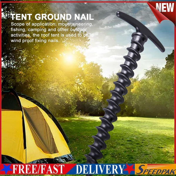 Ground Nails Screw  Stakes Pegs Hiking Tent Stakes Pins Tent Accessories